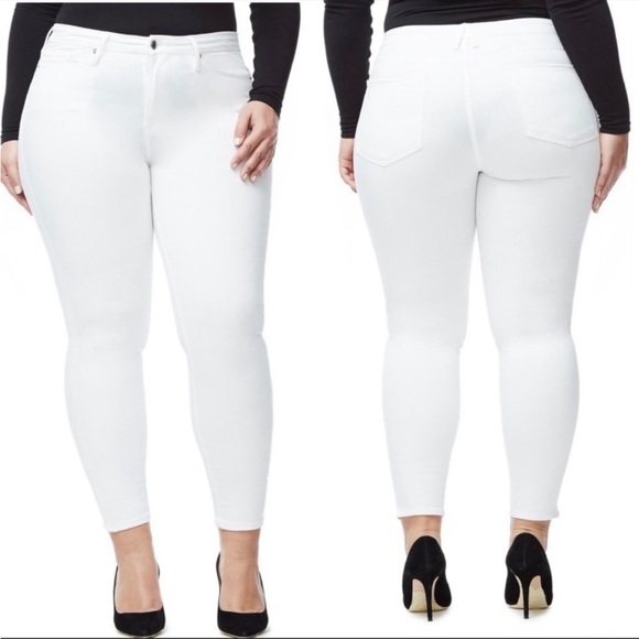 Good American Good Legs EUCCrop in88 White size 16. As is. See images ❤️ - Picture 1 of 14